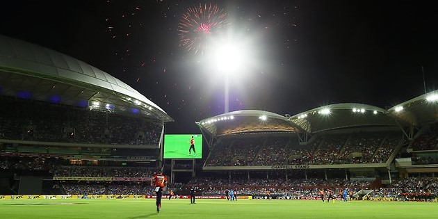 Adelaide oval at night