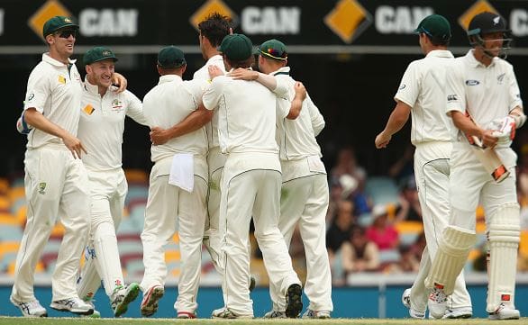 Aussie win first test V NZ