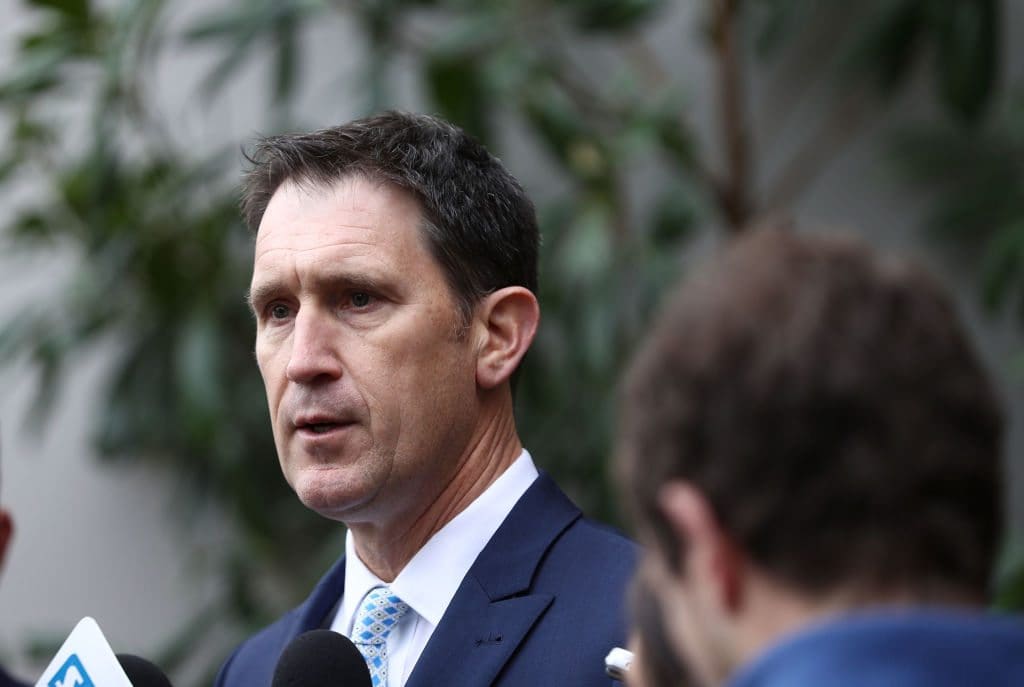 James Sutherland Holds Press Conference On MOU With Australian Cricketers’ Association