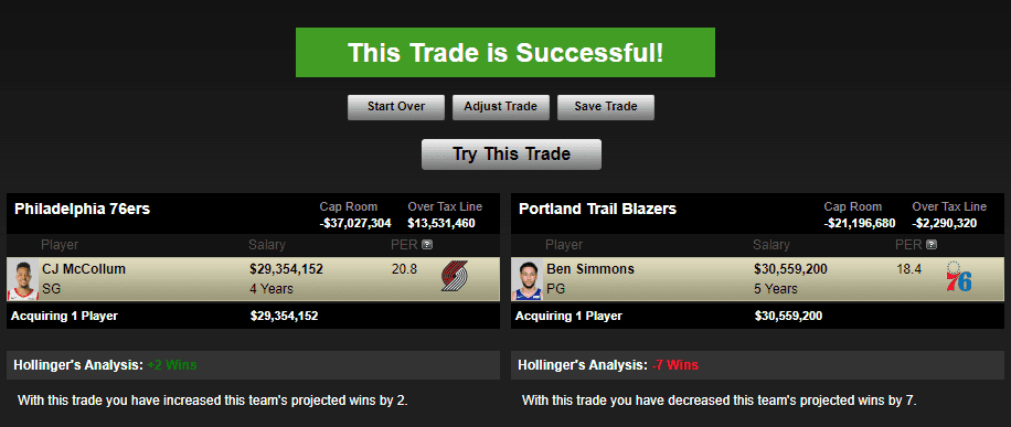 Simmons-McCollum-trade