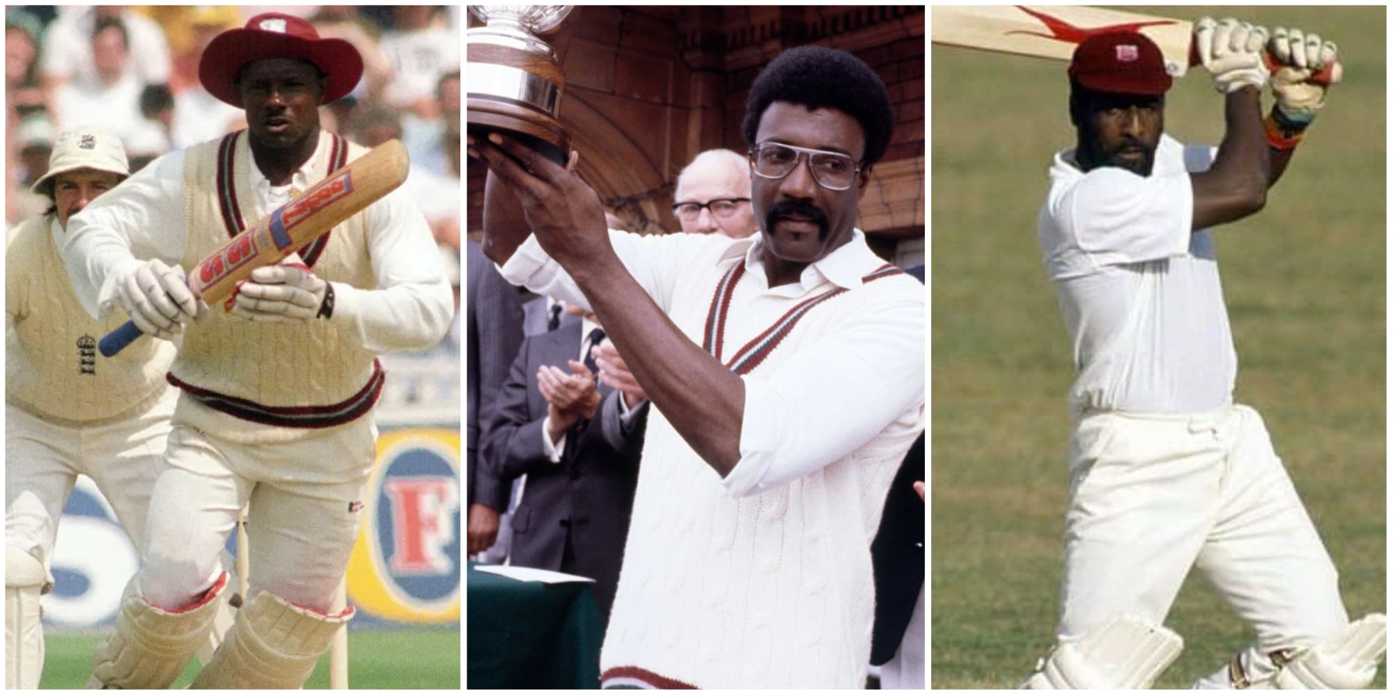 Richie Richardson, Clive Lloyd and Sir Vivian Richards