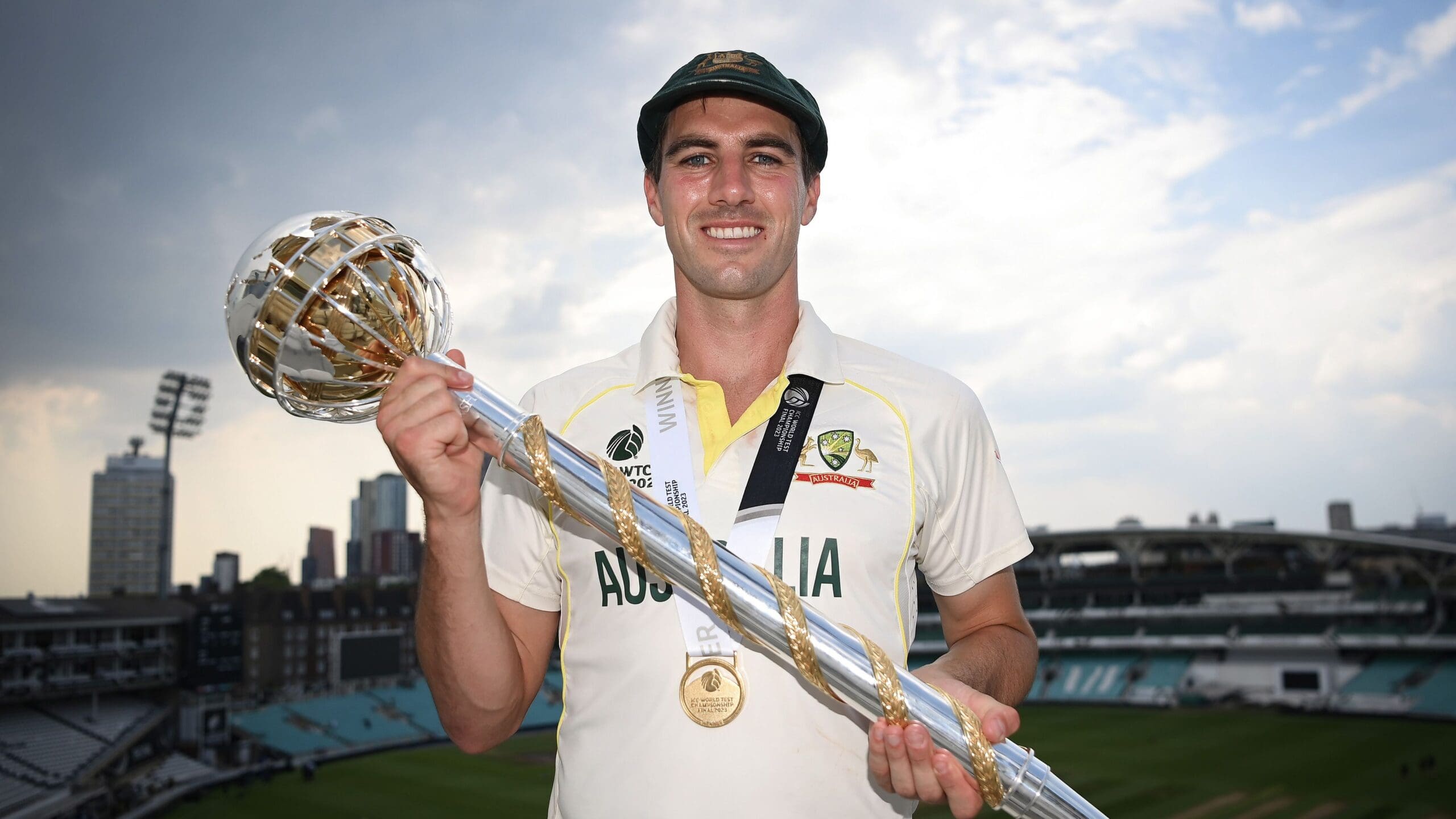 Australia captain Pat Cummins with the Test Mace after defeating India in the ICC World Test Championship Final_ (1)